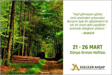 21 MART -26 MART Orman-haftası