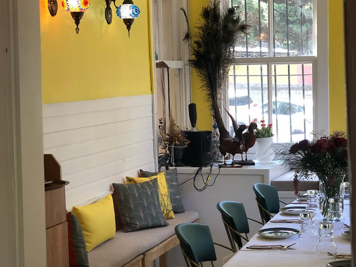 Habitat Kafe Kuzguncuk Ahşap Uygulamaları